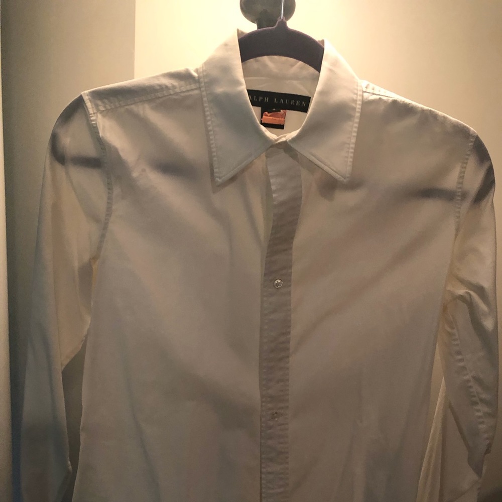 Ralph Lauren Long Sleeve White Shirt